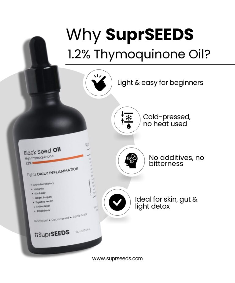 Black Seed Oil - High Thymoquinone 1.2%